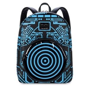 Loungefly Black and Blue Circuit Backpack
